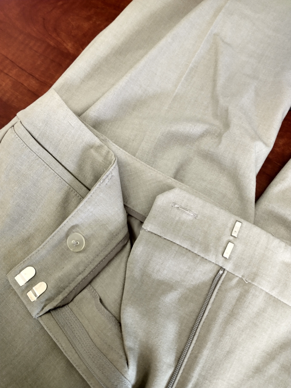 New York & Company Tan Wide-Leg Dress Pants - Picture 9 of 10